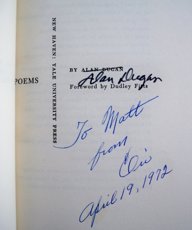 POEMS (YALE SERIES OF YOUNGER POETS, VOL. 57)
