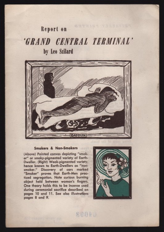 REPORT ON 'GRAND CENTRAL TERMINAL'