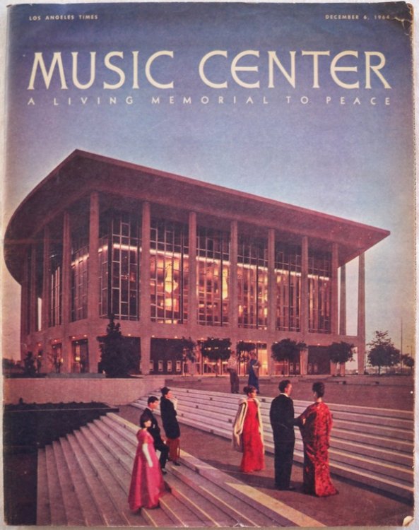 MUSIC CENTER: A LIVING MEMORIAL TO PEACE (LOS ANGELES TIMES, DECEMBER 6, 1964)