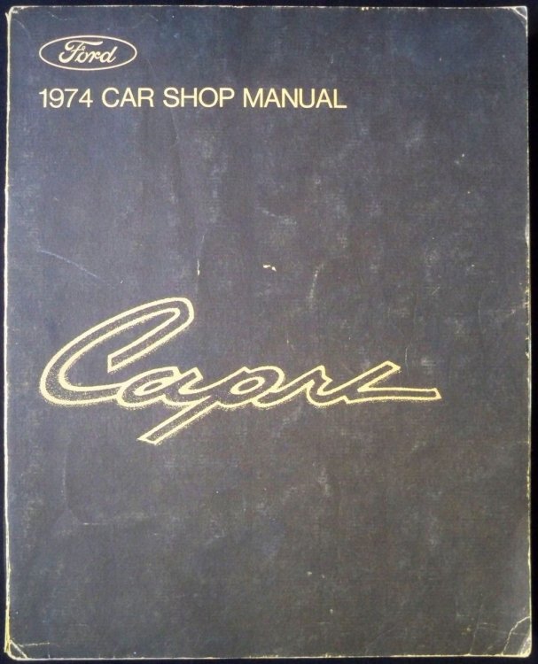 1974 CAPRI SHOP MANUAL