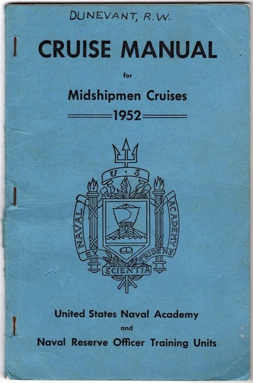CRUISE MANUAL FOR MIDSHIPMEN CRUISES