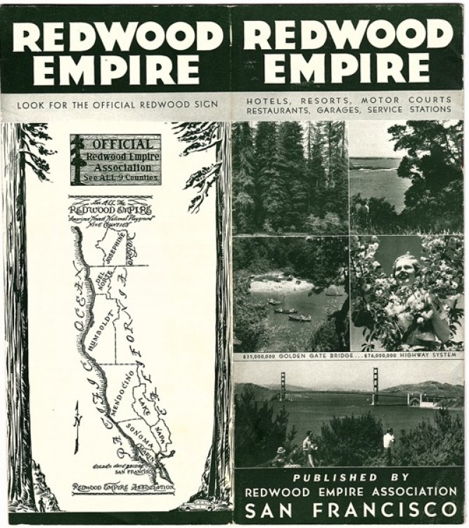 REDWOOD EMPIRE: HOTELS, RESORTS, MOTOR COURTS, RESTAURANTS, SERVICE STATIONS