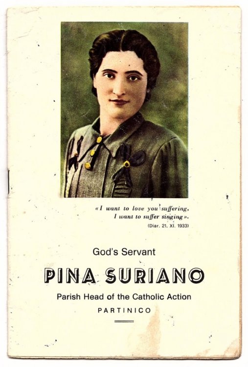 GOD'S SERVANT PINA SURIANO: PARISH HEAD OF THE CATHOLIC ACTION