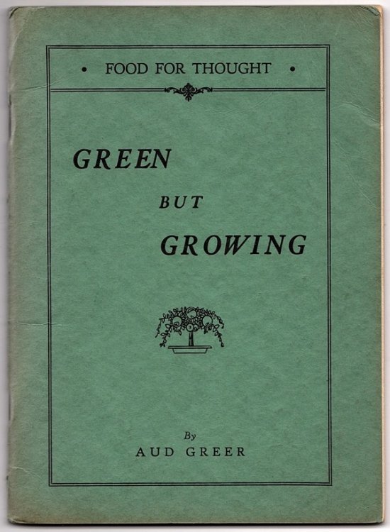GREEN BUT GROWING: FOOD FOR THOUGHT