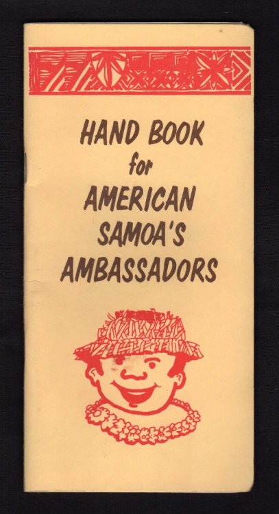 HAND BOOK FOR AMERICAN SAMOA'S AMBASSADORS