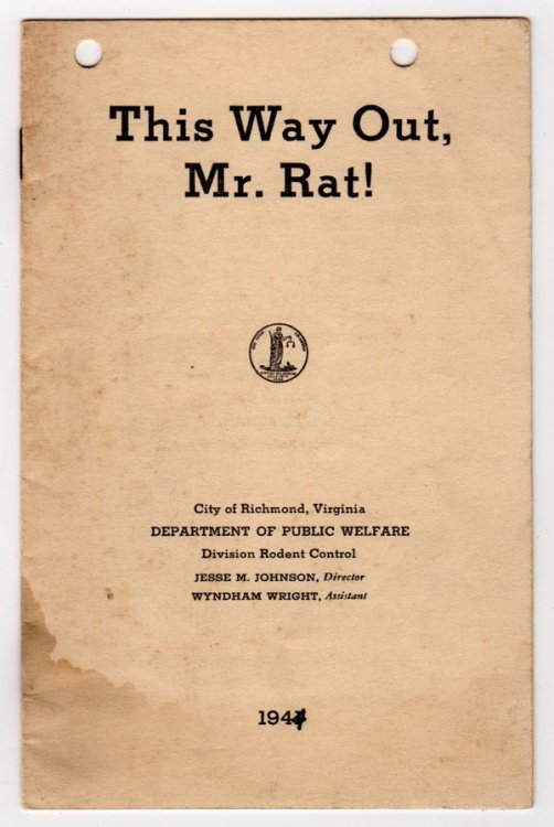THIS WAY OUT, MR. RAT!