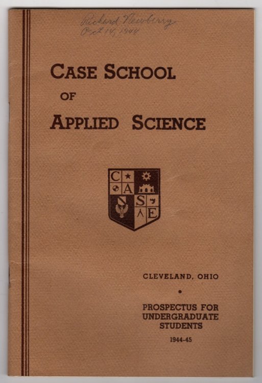 PROSPECTUS FOR UNDERGRADUATE STUDENTS OF CASE SCHOOL OF APPLIED SCIENCE, CLEVELAND, OHIO, SIXTY-FOURTH YEAR, 1944-1945