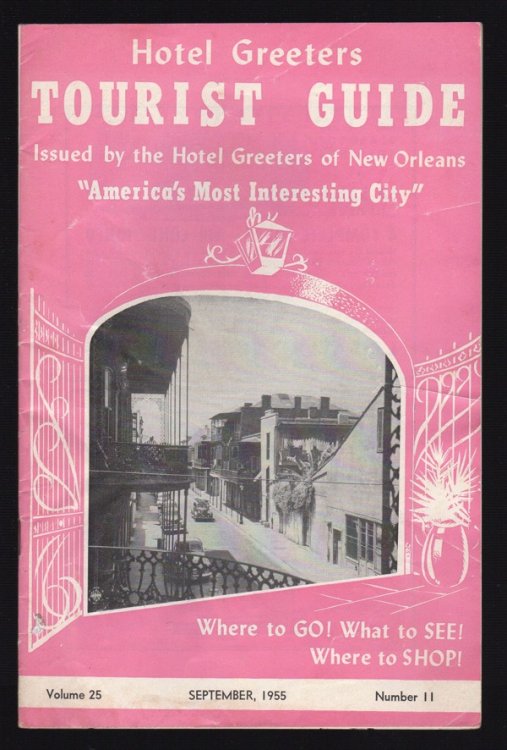 HOTEL GREETERS TOURIST GUIDE, SEPTEMBER 1955, VOL. 25, NO. 11