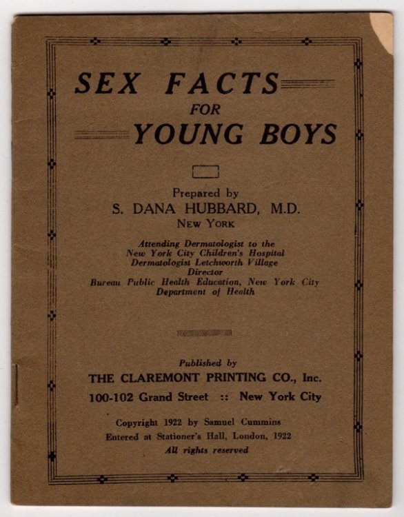 SEX FACTS FOR YOUNG BOYS
