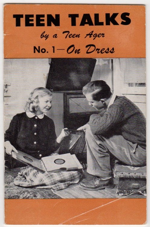 TEEN TALK ON DRESS (TEEN TALKS BY A TEEN AGER, NO. 1 - ON DRESS)