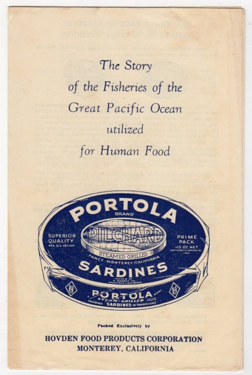 THE STORY OF THE FISHERIES OF THE GREAT PACIFIC OCEAN UTILIZED FOR HUMAN FOOD
