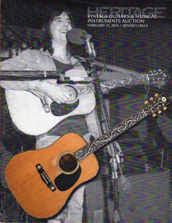 HERITAGE VINTAGE GUITARS & MUSICAL INSTRUMENTS AUCTION, FEBRUARY 15, 2014, BEVERLY HILLS, HERITAGE SIGNATURE AUCTION #7102