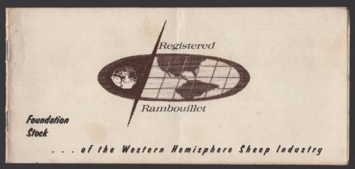 FOUNDATION STOCK.OF THE WESTERN HEMISPHERE SHEEP INDUSTRY