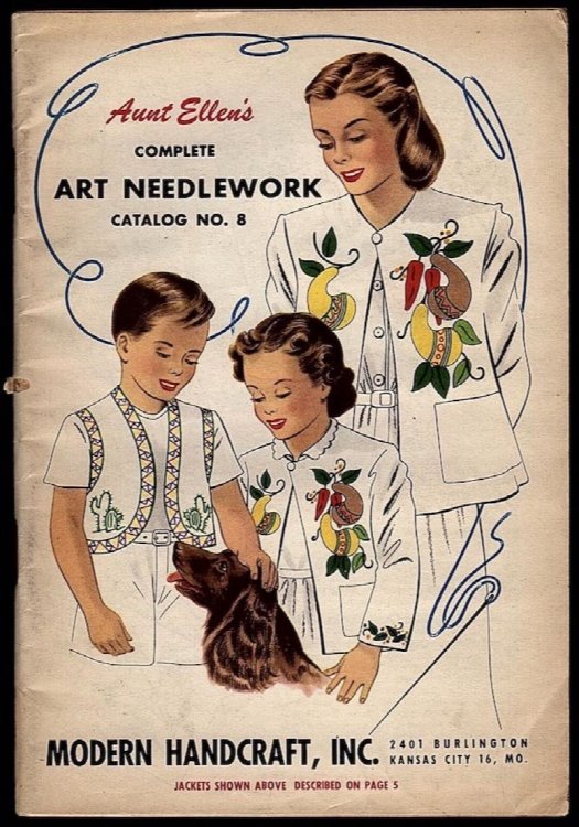 AUNT ELLEN'S COMPLETE ART NEEDLEWORK, CATALOG NO. 8