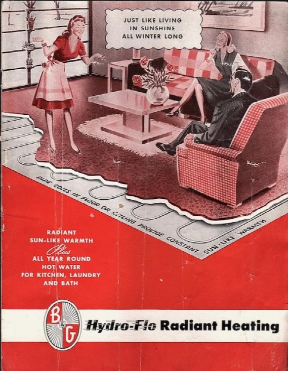 HYDRO-FLO RADIANT HEATING: JUST LIKE LIVING IN SUNSHINE ALL WINTER LONG, RADIANT SUN-LIKE WARMTH PLUS ALL YEAR ROUND HOT WATER FOR KITCHEN, LAUNDRY AND BATH