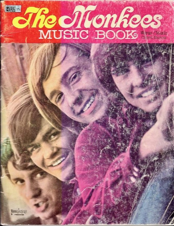 THE MONKEES MUSIC BOOK: WORDS, MUSIC, CHORD NAMES (MUSIC MATES, 15)