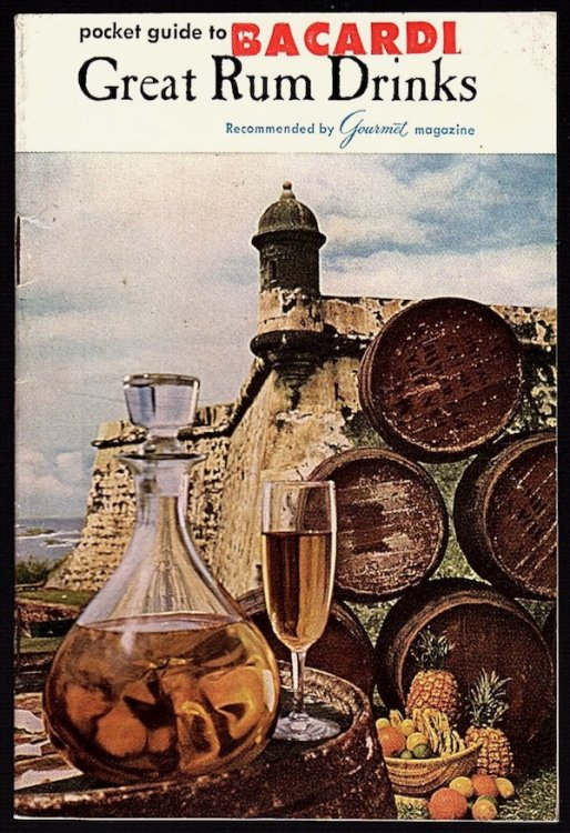POCKET GUIDE TO BACARDI GREAT RUM DRINKS RECOMMENDED BY GOURMET MAGAZINE