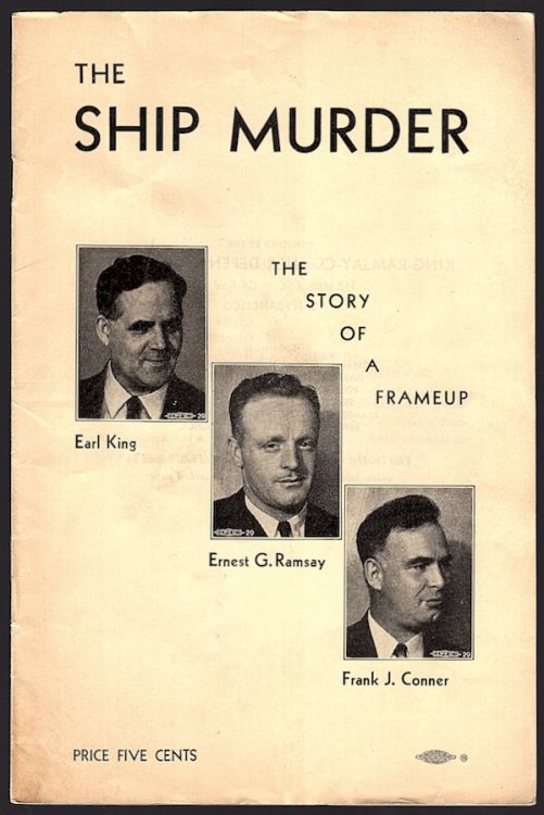 THE SHIP MURDER: THE STORY OF A FRAMEUP