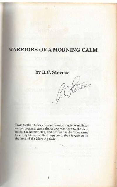 Warriors of a morning calm