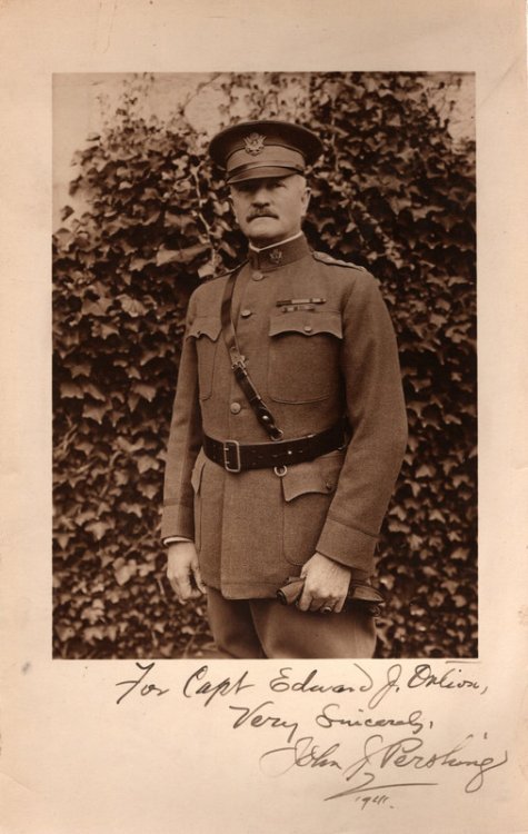 *SIGNED* Photograph of General John J. Pershing (dated 1941)