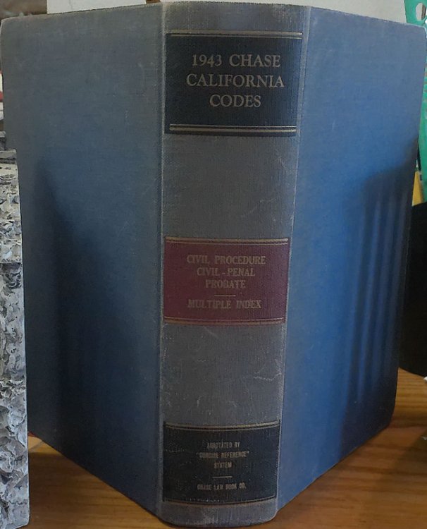 Chase California Codes, Seventh Biennial Edition
