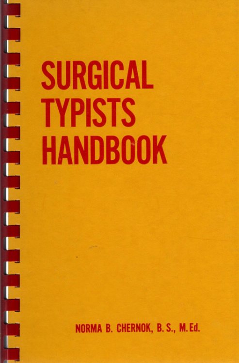 Surgical Typists Handbook