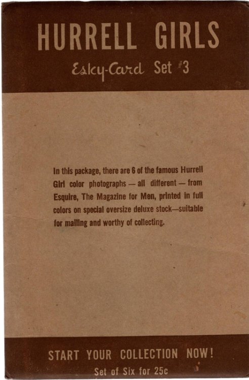 Hurrell Girls Esky-Card Set #3