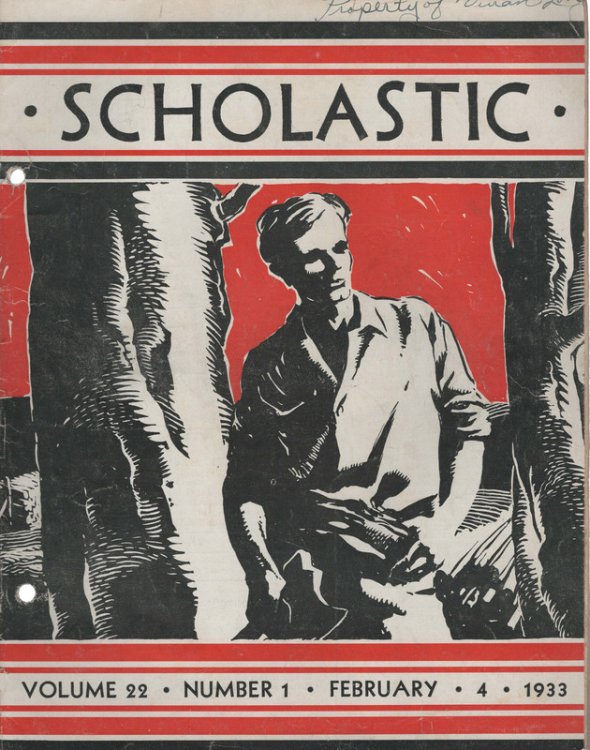 Scholastic Magazine collection from 1933 to 1934 (lot of 24 issues)
