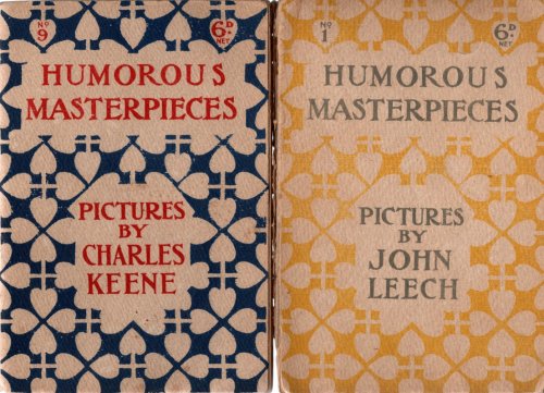 HUMOROUS MASTERPIECES. Comic Magazines. 2 issue set. NO.1 (1908) and NO.9 (1909).