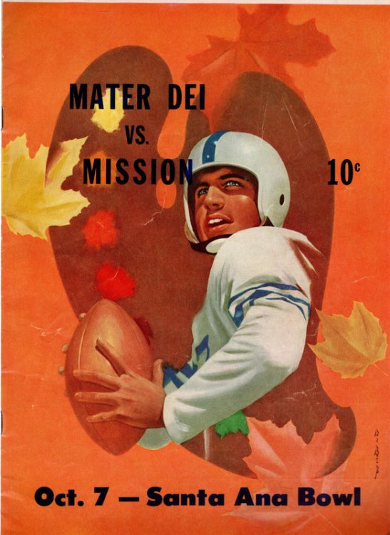 Mater Dei Vs. Mission Magazine 1955