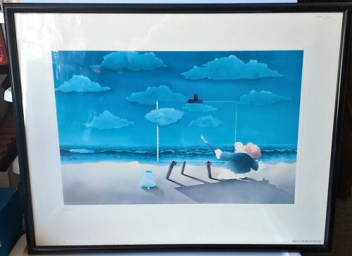 ZIGGY. Ziggy and Friends 1994 Original Lithograph Signed by Artist Tom Wilson.