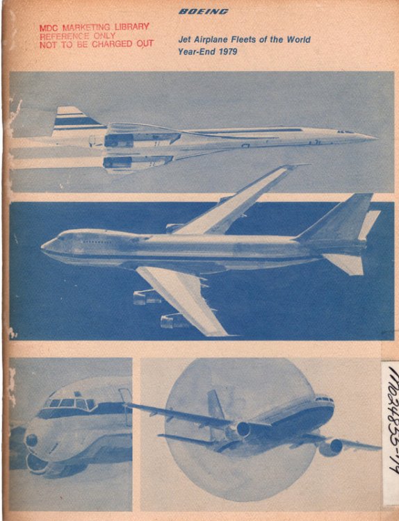 Boeing Jet Airplane Fleets of the World Year-End 1979