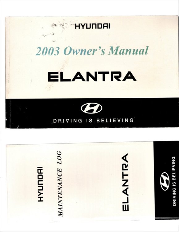 2003 HYUNDAI ELANTRA NEW CAR BUYER'S COLLECTION