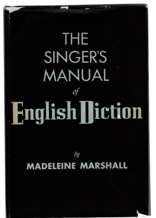 Image for The Singer's Manual of English Diction The Singer's Manual of English Diction