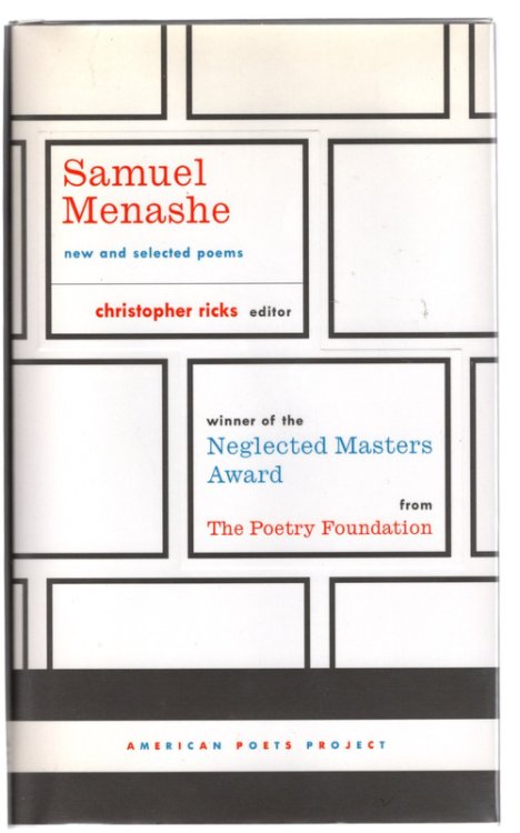 Samuel Menashe: New and Selected Poems, Expanded Edition (American Poets Project)