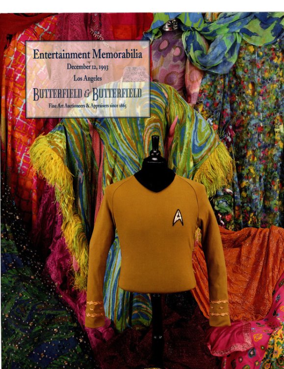 BUTTERFIELD & BUTTERFIELD SCIENCE FICTION ENTERTAINMENT MEMORABILIA AUCTION GUIDE DECEMBER 12, 1993