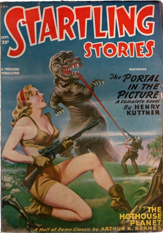 Startling Stories, September, 1949. Featuring The Portal In The Picture, A complete Novel by Henry Kuttner. Rare Pulp Magazine