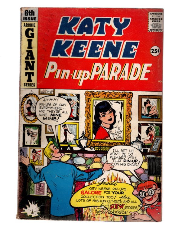 KATY KEENE PIN-UP PARADE, Number 6, Spring 1959 (6th Issue, Archie Giant Series Comic)