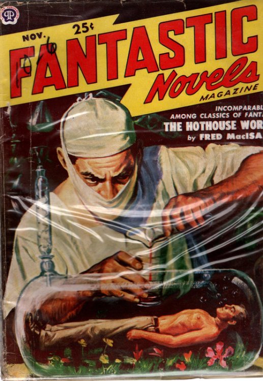 Fantastic Novels Magazine November 1950. The Hothouse World. Collectible Pulp Magazine.