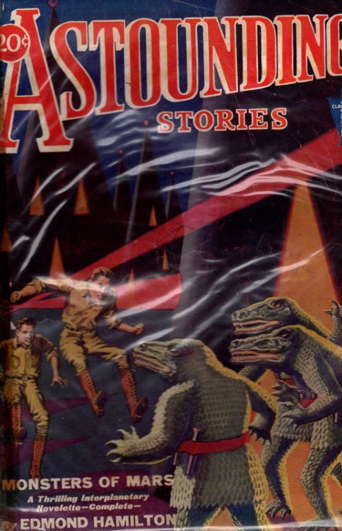 Astounding Stories April 1931. Monsters of Mars by Edmond Hamilton. Collectible Pulp Fiction.