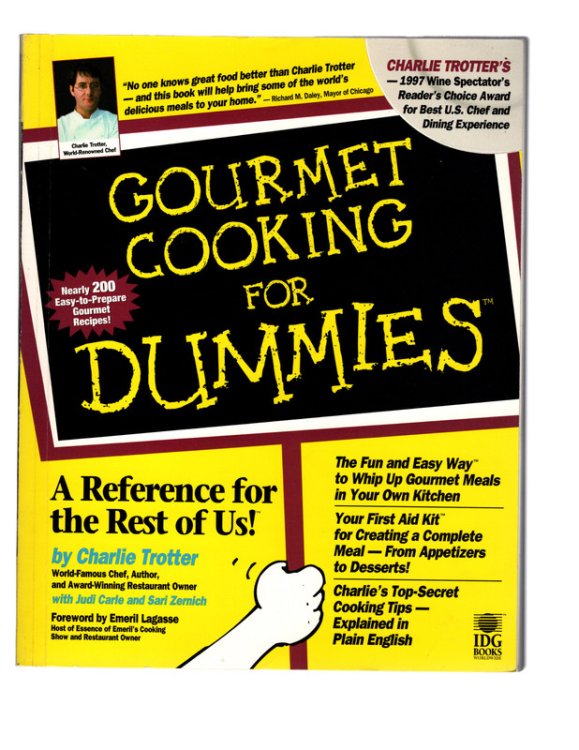 Gourmet Cooking For Dummies *SIGNED BY AUTHOR*
