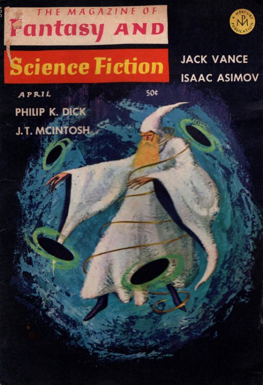 The Magazine of Fantasy and Science Fiction. April 1966. Collectible Pulp Magazine.