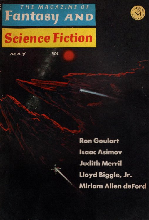 The Magazine of Fantasy and Science Fiction May 1966. Collectible Pulp Magazine.