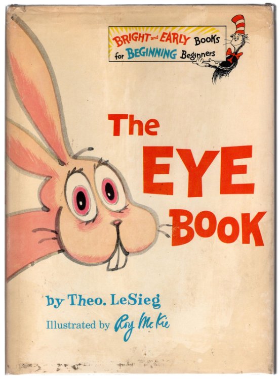 The Eye Book, A Bright & Early Book. 1968 Edition.
