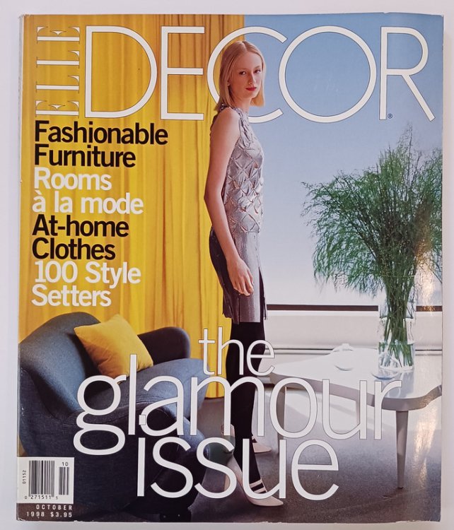 ELLE DECOR MAGAZINE VOL 9 NO 6 OCTOBER 1998 
