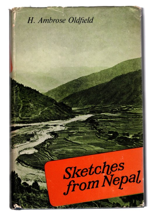 SKETCHES FROM NEPAL: Historical and Descriptive with an Essay on Nepalese Buddhism by H. Ambrose Oldfield. TWO VOL SET WITH ORIGINAL JACKETS. Delhi: Cosmo, 1974.