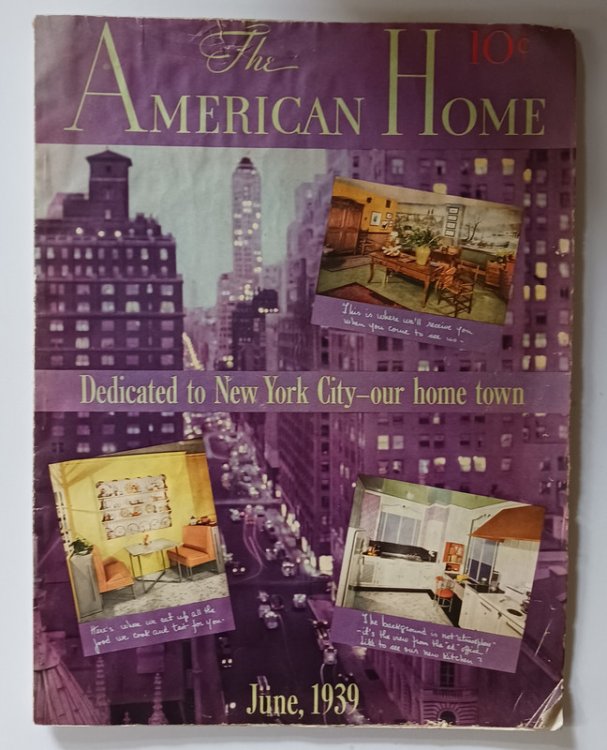 THE AMERICAN HOME MAGAZINE JUNE 1939: 