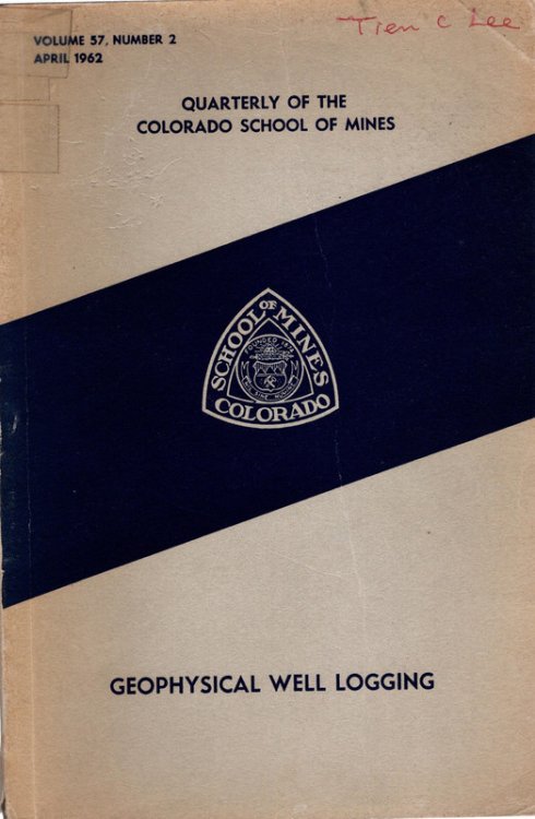 Quarterly of the Colorado School of Mines, Volume 57, 1962