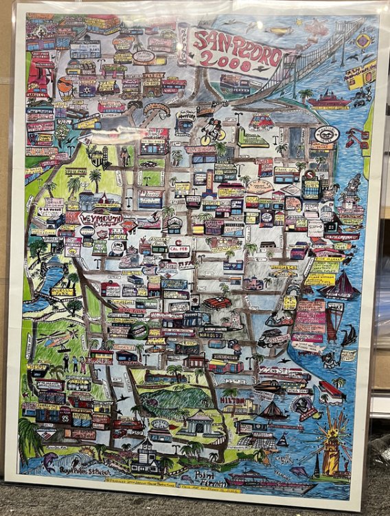 San Pedro 2000 Color Map