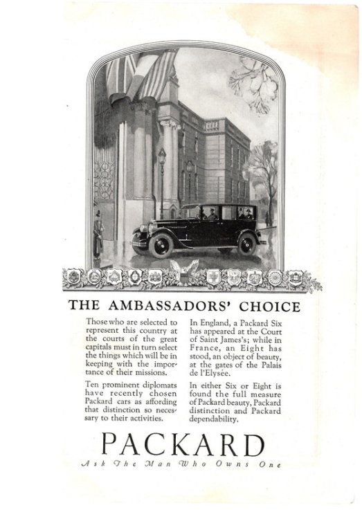 1926 Packard Advertisement